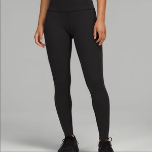 Lululemon Invigorate Black Leggings with Pockets size 4 Excellent Condit…
